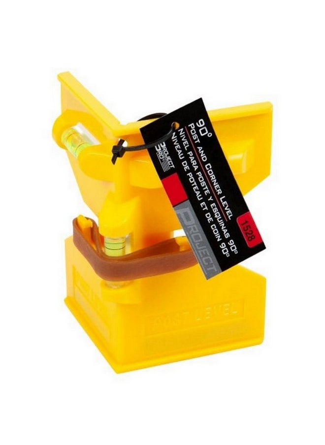 Performance Tool 90 Degree Post and Corner Level Yellow 12.95 x 8.64 x 8.64 cm 1528  - Image 2