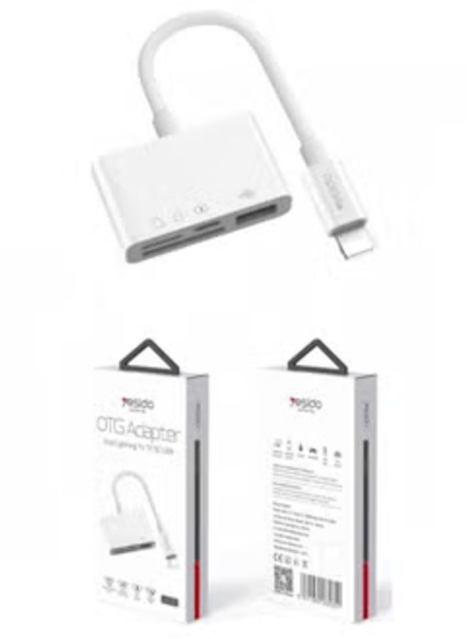 ELTRAZONE GS12 Lightning to USB OTG Adapter – Connect USB Devices to Your iPhone or iPad - Image 1