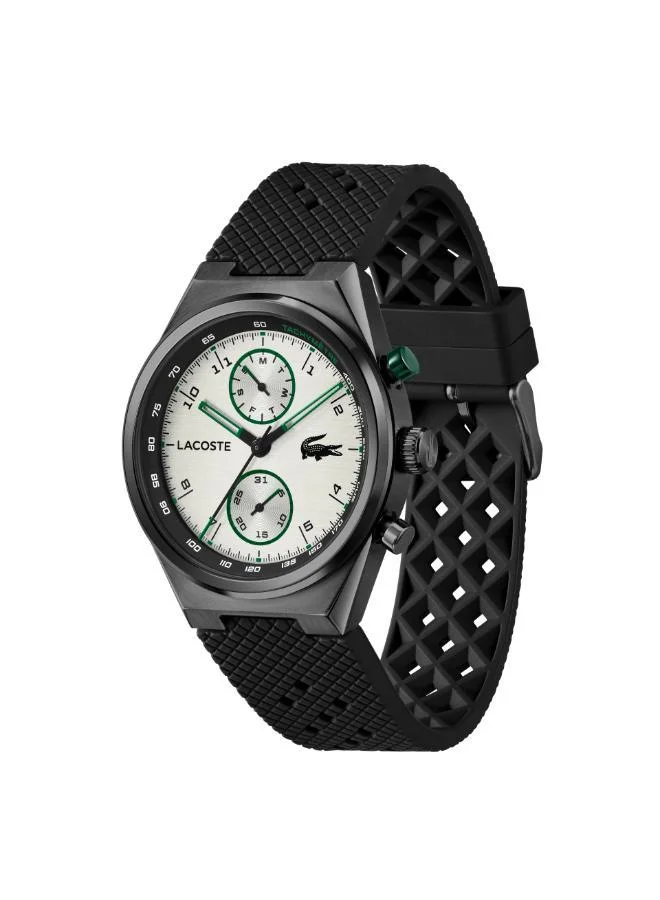 Lacoste  Ionic Plated Black Steel Quartz Multifunction Watch for Men | Best Price UAE