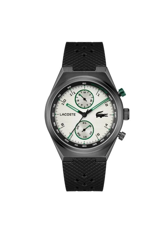 Ionic Plated Black Steel Quartz Multifunction Watch