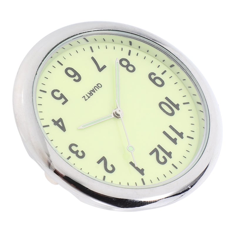 Car Clock Universal Stick Clock Round Clock Interior Clock - Image 1