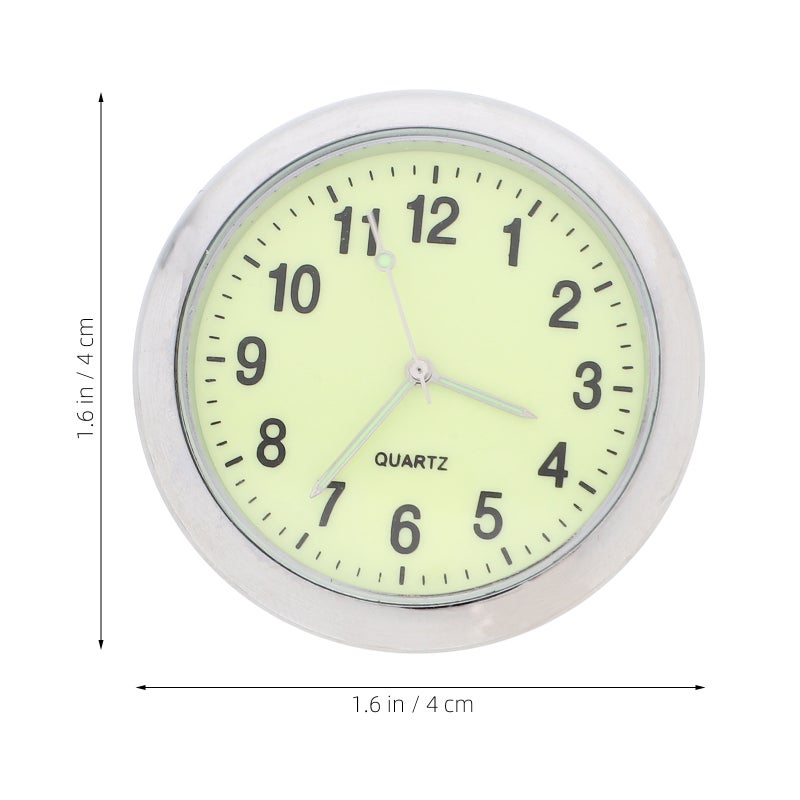 Car Clock Universal Stick Clock Round Clock Interior Clock - Image 2