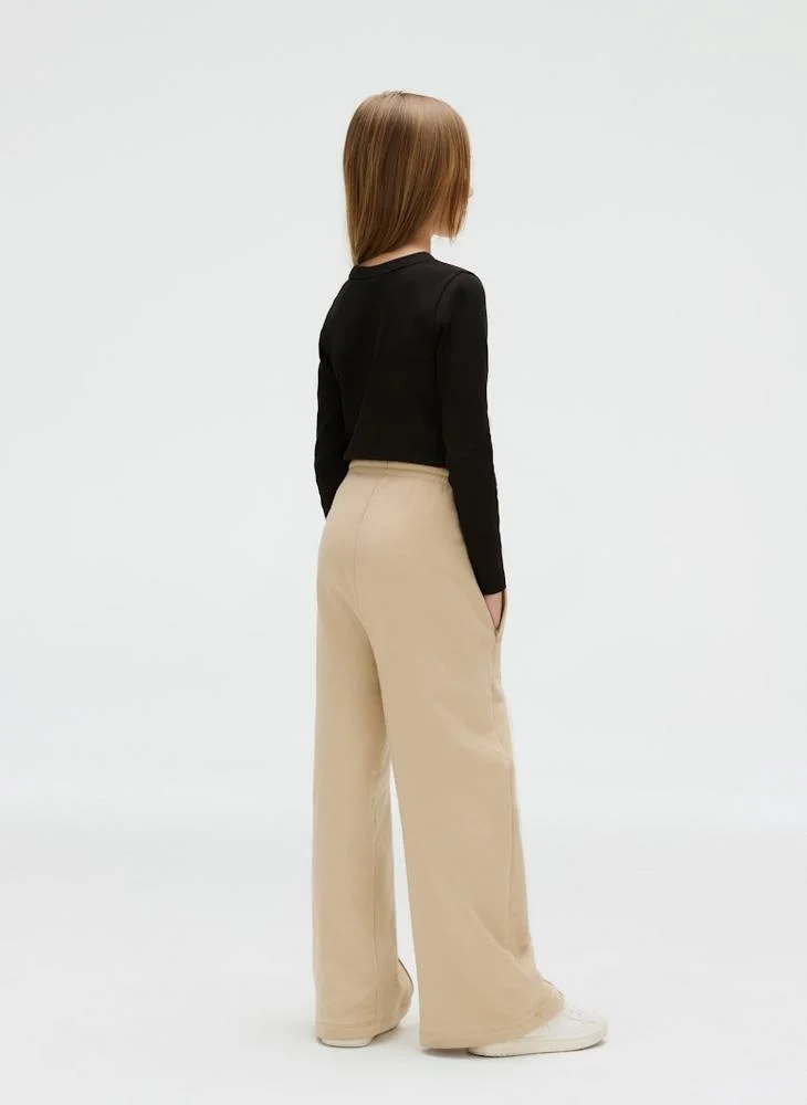كالفن كلاين جينز Kids Logo Wide Leg Sweatpants