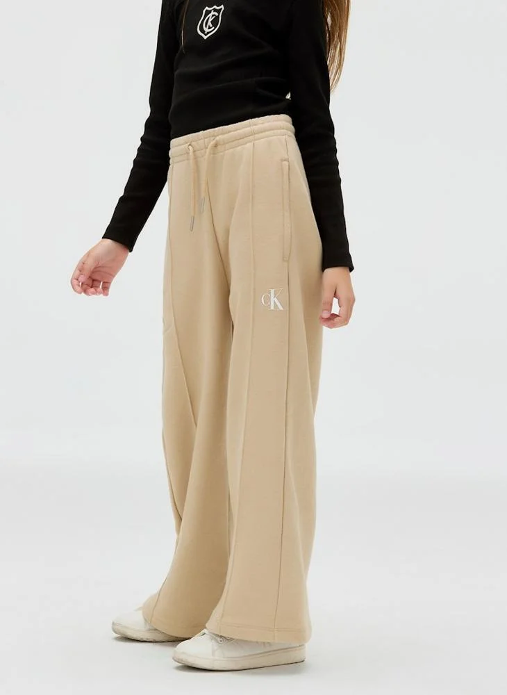 كالفن كلاين جينز Kids Logo Wide Leg Sweatpants