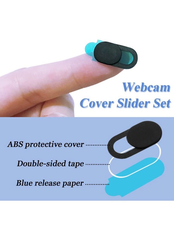 Mesee 50 Pieces Webcam Cover Slider, 0.027-Inch Ultra Thin Web Camera Protective Privacy Covering Slide Stickers for Computer, Laptop, MacBook Pro/Air, iPhone, Tablet, PC, iPad, iMac - Image 3
