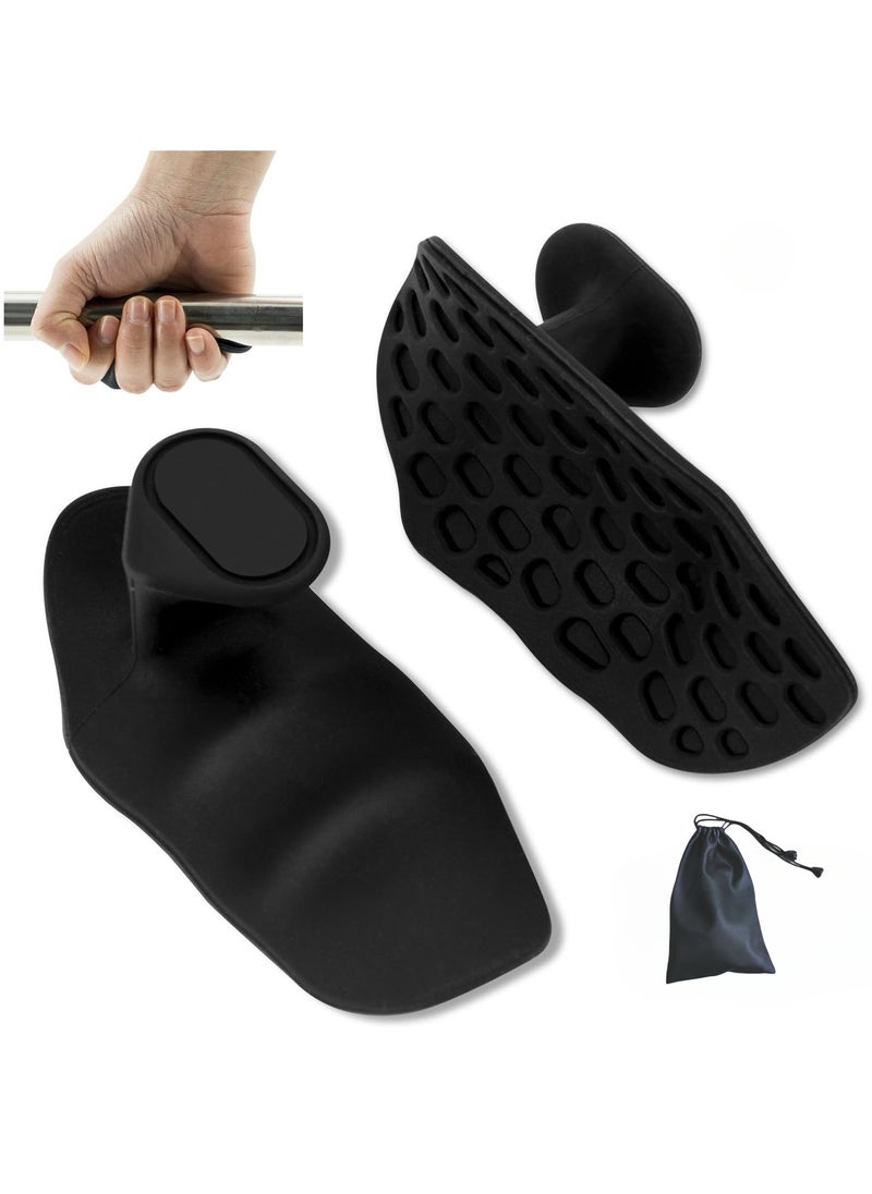 Generic 2 Pcs Weight Lifting Gloves for Men Women: Rubber Gym Weightlifting Anti-Slip Workout Grips for Gym Training and Exercise, Weight Lifting, Dumbbell, Deadlift, Bar Pad Pull Up Grippers No Sweaty  - Image 3
