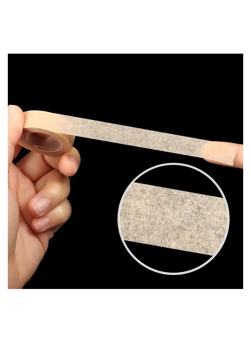 Generic 6 Rolls Flexible Skin Tape Breathable Nose Tape Self Adhesive Gauze Tape for Wound Injuries Swelling Sports, Brown (0.5 in x 10 Yd)  - Image 5