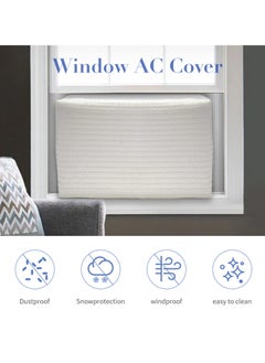 Indoor Air Conditioner Cover, Dust-Proof Cover for Window Air Conditioner, Window AC Cotton Cover with Elastic Strap, Dust-Proof Waterproof Insulating Cover for Indoor AC (21x15x3.5 Inch) - pzsku/Z1C684256692BEB1448DCZ/45/_/1723279812/3e4537bd-2c24-4b65-b4fe-70f5f8339c80