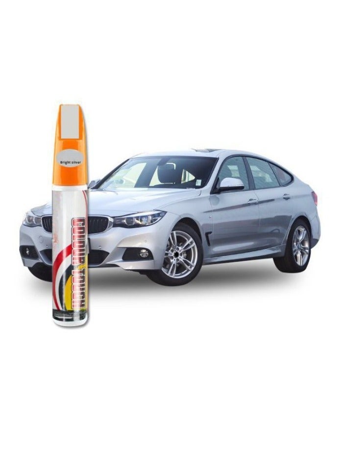 Car Paint Repair Pen, Waterproof Long Lasting Touch Up Paint For Cars, Quick And Easy Car Fill Paint Pen, Anti Rust Automotive Scratch Repair Paint For Covering Scratches, (1pc, Bright Silver) - Image 1