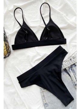 High Waist Black Bikini Bottom