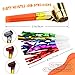 WEOXPR 144pcs Two Kinds of Noisemakers Blowouts Horns Bulk Toys Birthday Party Favors New Years Accessory Prizes for Kids Whistles and Streamers - Image 3