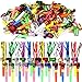 WEOXPR 144pcs Two Kinds of Noisemakers Blowouts Horns Bulk Toys Birthday Party Favors New Years Accessory Prizes for Kids Whistles and Streamers - Image 2
