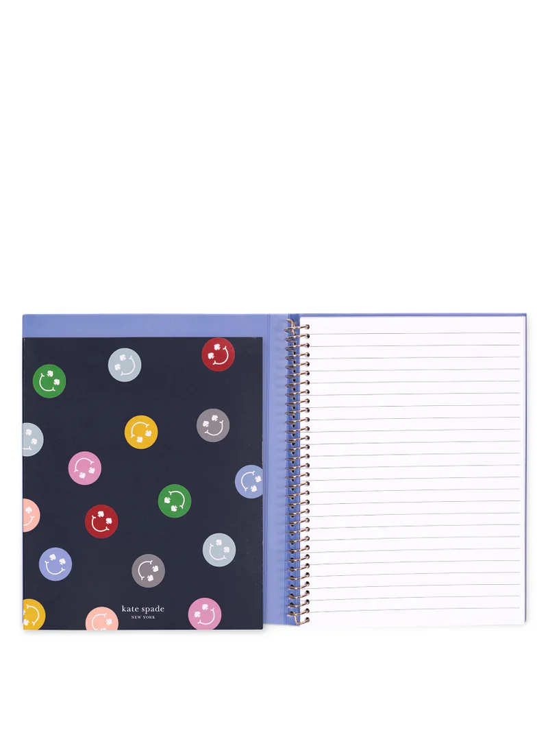 كيت سبيد نيويورك Spade Smiley Concealed Spiral Notebook