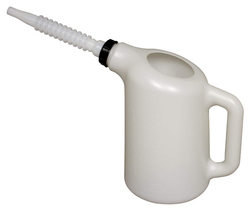 Lisle 19732 Plastic Oil Dispenser - 6 Quarts , White