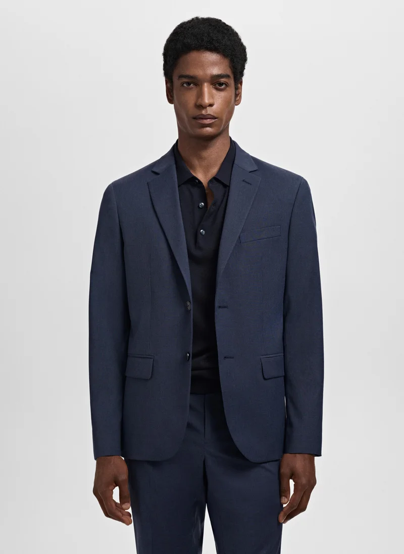 Mango Man Super slim-fit suit jacket in stretch fabric