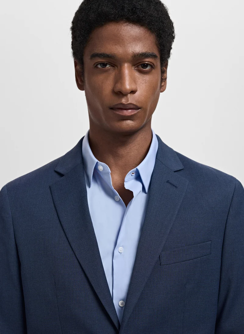 Mango Man Super slim-fit suit jacket in stretch fabric