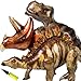 Nbguigdstr 3 Pcs 52 Inflatable Dinosaur BalloonDinosaur Party Decorations Birthday Party SuppliesTyrannosaurusTriceratopsStegosaurusParty FavorsHalloweenChristmas Gift for Kids and Adults - Image 2