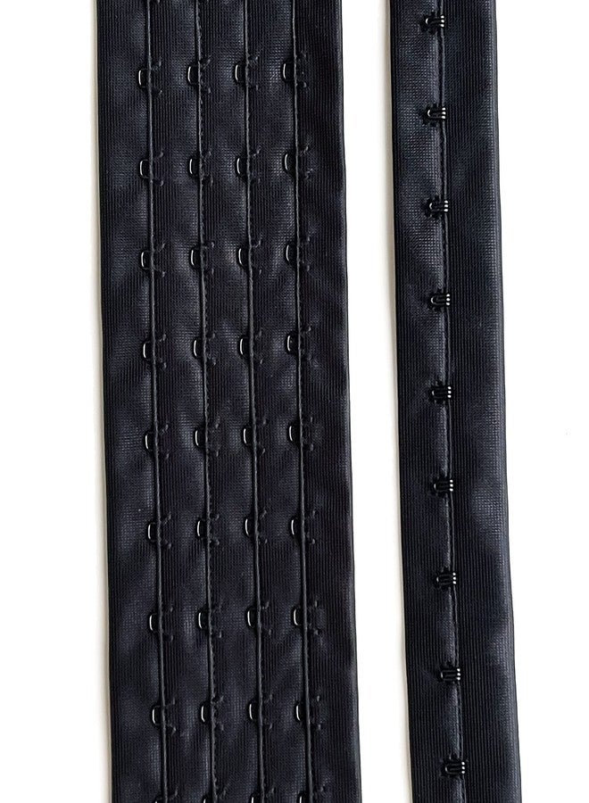 PetiteCocoCrafts 4 Rows of Eyes - Hook and Eye Tape (Selling per 2yd/Pack) (Black) - Image 3