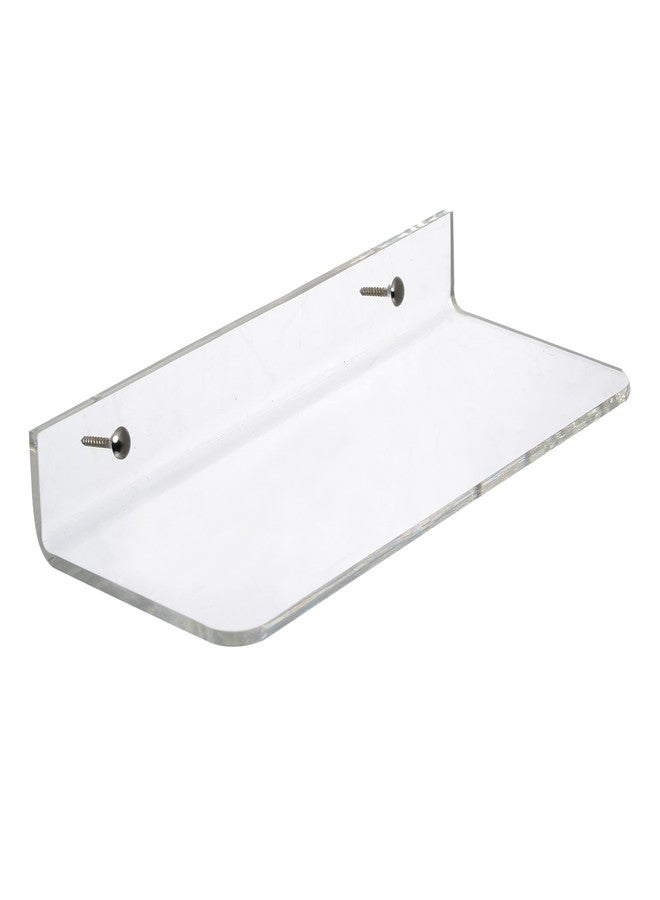 STIMULUS Acrylic Multi-Purpose Wall Mount Bathroom Shelf | Modern Storage Rack for Bathroom, Kitchen & Home | Transparent - Image 2