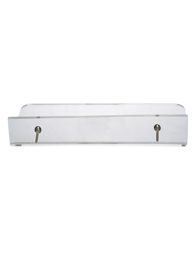 STIMULUS Acrylic Multi-Purpose Wall Mount Bathroom Shelf | Modern Storage Rack for Bathroom, Kitchen & Home | Transparent - Image 3
