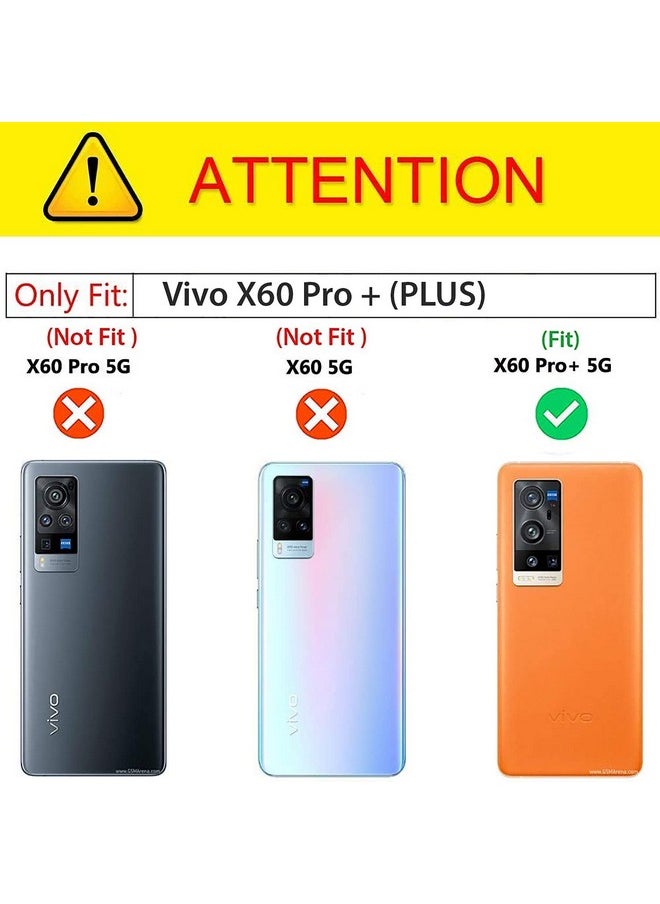 Realcase - REALCASE Compatible for Vivo X60 Pro+ 5G Back Cover Case | Stylish Frameless Matte Skin | Soft TPU Shock Proof Bumper Back Cover for Vivo X60 Pro Plus (F-Black) - Image 1