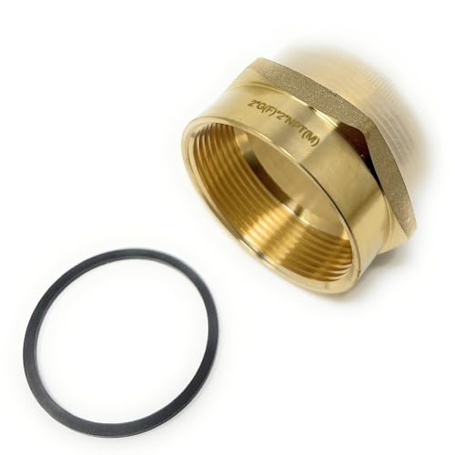 Cascada Showers Cascada 2 G Thread British BSPP Female to 2 NPT Thread Male Pipe Fitting Adapter LeadFree - Image 3