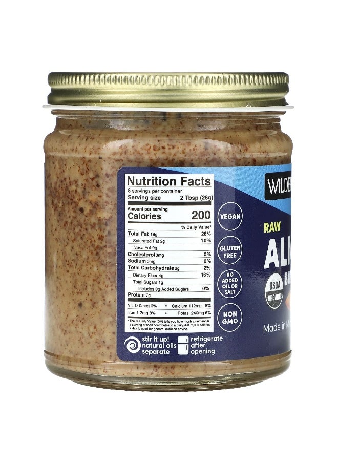 Wilderness Poets Wilderness Poets, Organic Raw Almond Butter, 8 oz (227 g)  - Image 2