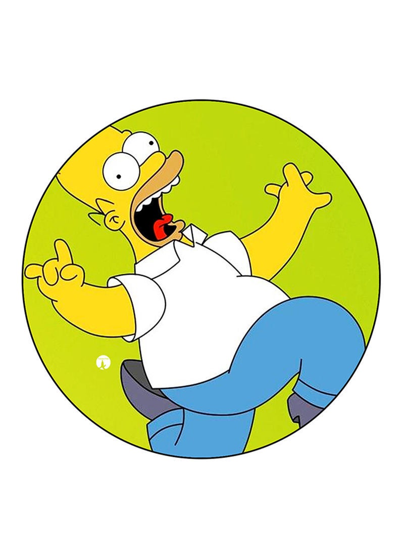 RKN Simpsons Printed Mouse Pad  Multicolour