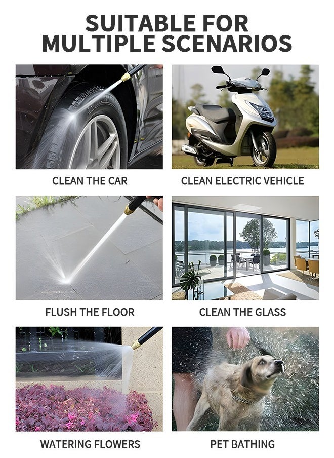 GROIC Pressure Washer Gun and Hose Kit, 16.5 FT Power Washer Hose and 3 Metal Quick Connect Nozzle Tips High Power Washer Gun Portable Design for Car wash by Yourself  - Image 5