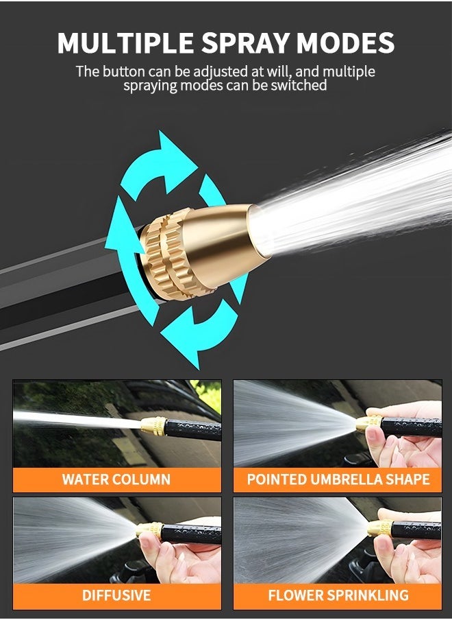 GROIC Pressure Washer Gun and Hose Kit, 16.5 FT Power Washer Hose and 3 Metal Quick Connect Nozzle Tips High Power Washer Gun Portable Design for Car wash by Yourself  - Image 4