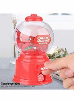 Excefore Candy Vending Machine Cute Sweets Mini Candy Machine Bubble Gumball Dispenser Coin Bank  - Image 5