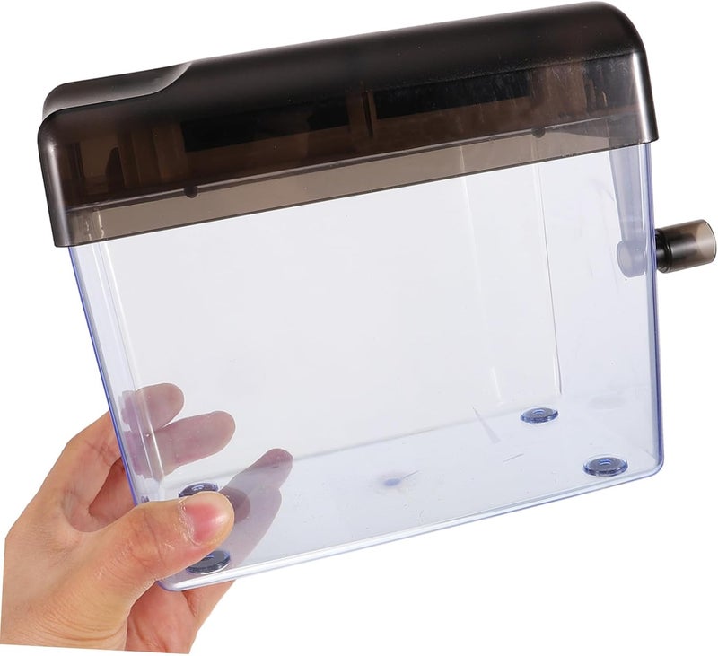Alasum Manual Desktop Paper Shredder Small A6 Hand Crank Office Supply Wear-Resistant Manual Shredder for Home and School Use - Image 4