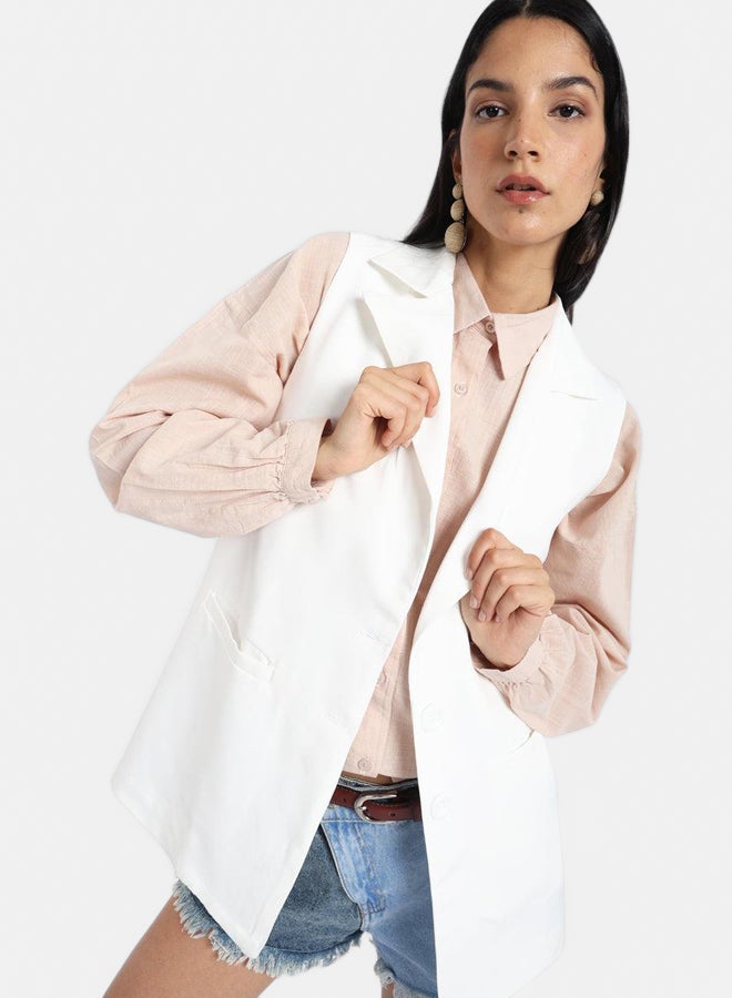 Carina Notch Collar Vest  - Image 1