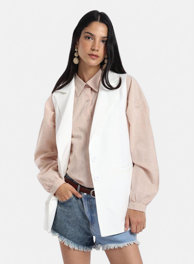 Carina Notch Collar Vest  - Image 5