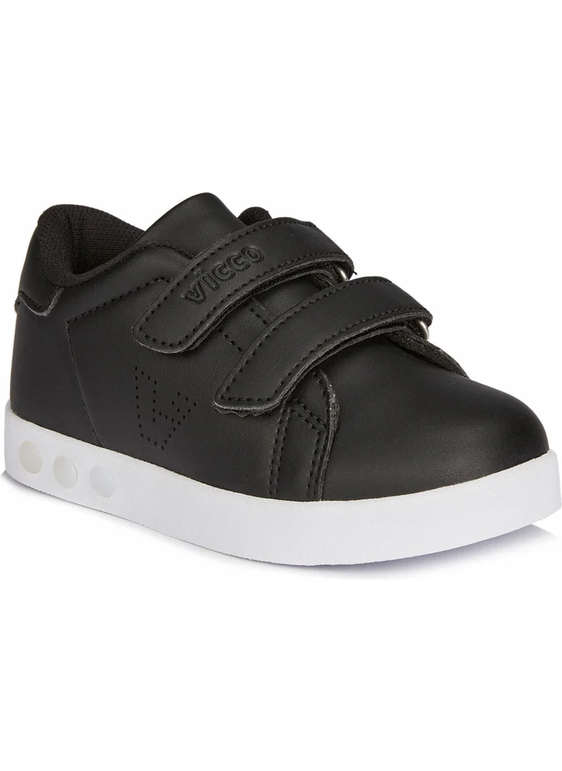 فيكو Oyo Lighted Unisex Kids Black/White Sneaker