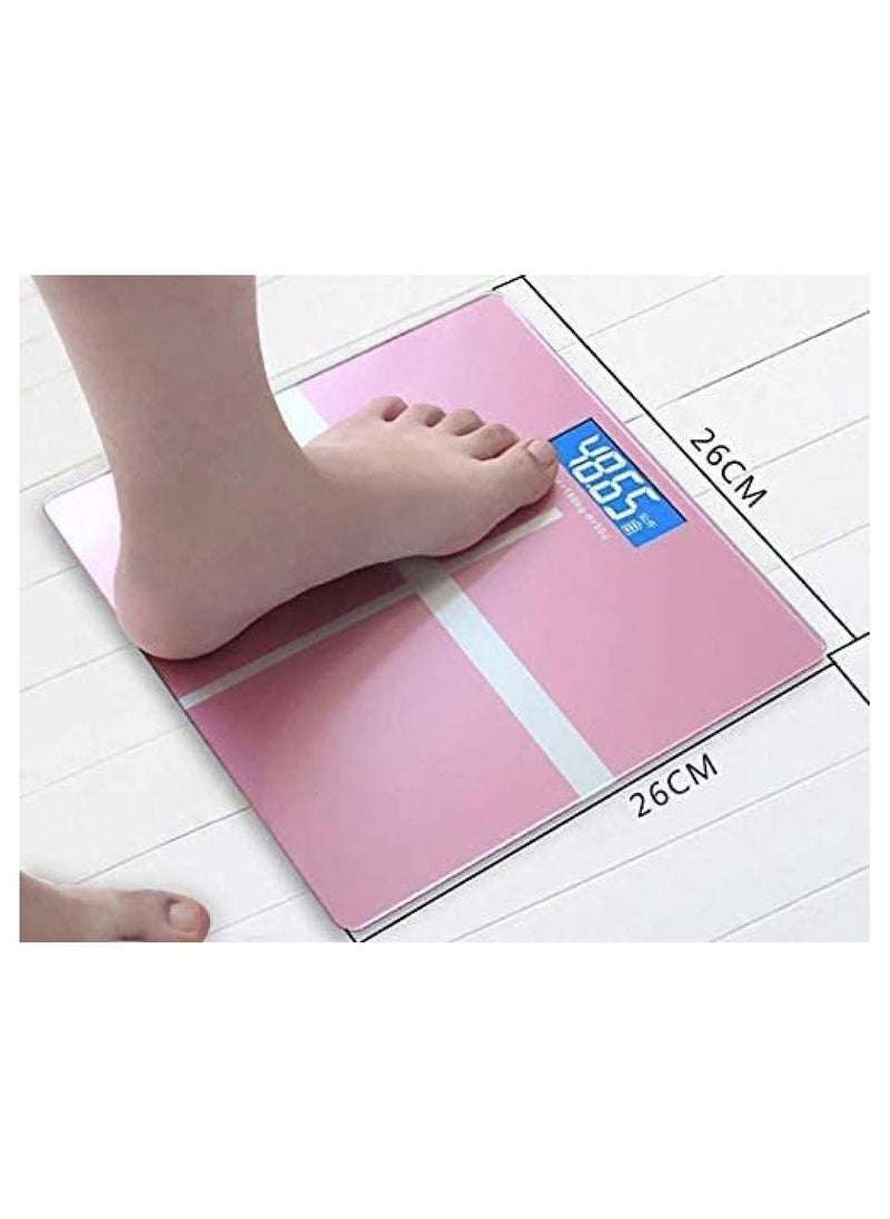 AIWANTO - Bathroom Weighing Scale Women Scale Digital Scale Pink - Image 1