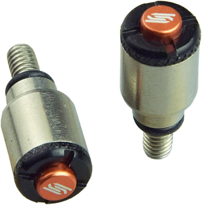 SCAR Fork Air Bleeder Bleed Valves M4x0.7mm Compatible with KTM SX SXF EXC EXCF XC XCW XCF XCFW TPI WP - Orange - Image 1