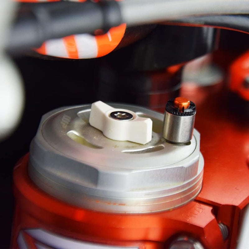 SCAR Fork Air Bleeder Bleed Valves M4x0.7mm Compatible with KTM SX SXF EXC EXCF XC XCW XCF XCFW TPI WP - Orange - Image 2