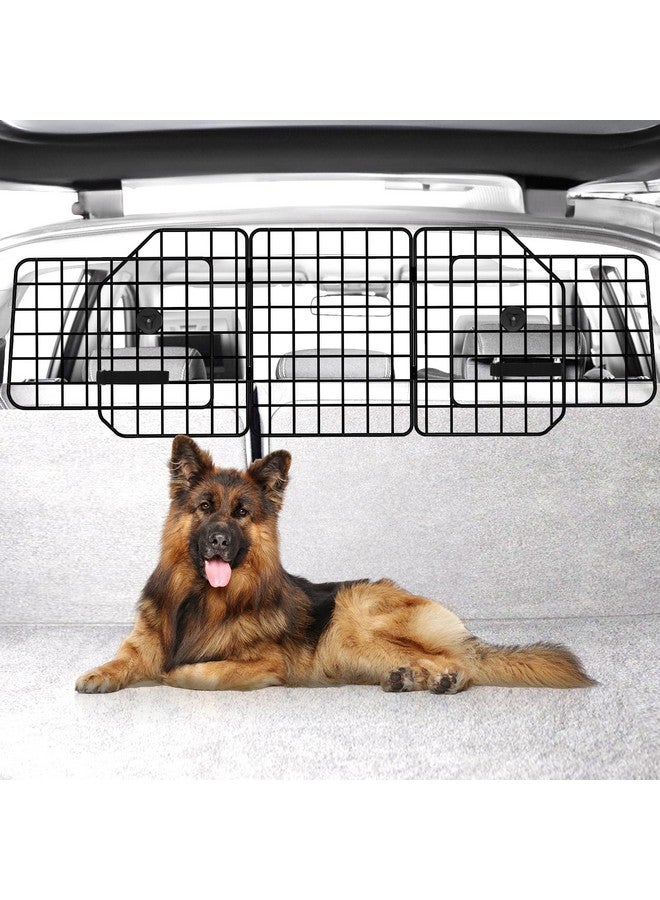 HAITRAL Adjustable Dog Car Barrier, UniversalFit Dog Barrier For Suvs,Cars,Trucks, HeavyDuty Wire Mesh Pet Divider Dog Guard,Back Seat Dog Separator Gate For Cargo Area,Safety Car Travel Accessories - Image 1