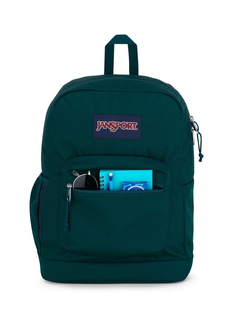 JanSport Unisex Fashion Backpack CROSS TOWN PLUS DEEP JUNIPER - Image 4