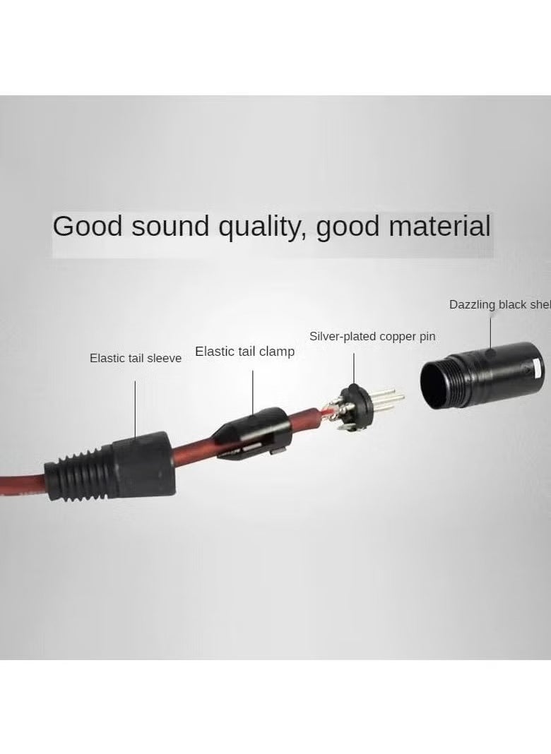 TIGER 1M/2M/3M/5M/10M DMX 3-Pin Signal Cable for DJ Stage Lights – XLR Male to Female Flexible Lighting Cable for LED Moving Head Spotlights, Par Cans, Disco, Theatre, Wedding & Concert Lighting Systems – Durable 3MM Thick Shielded Wire  - Image 5