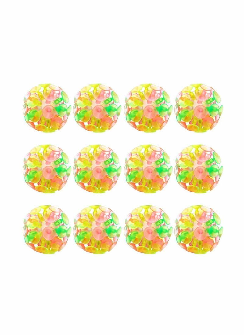Y&D Suction Cup Ball Toys Parent-Child Interaction Sucker Kids Plaything Party Toy for Children, Pack of 12  - Image 1