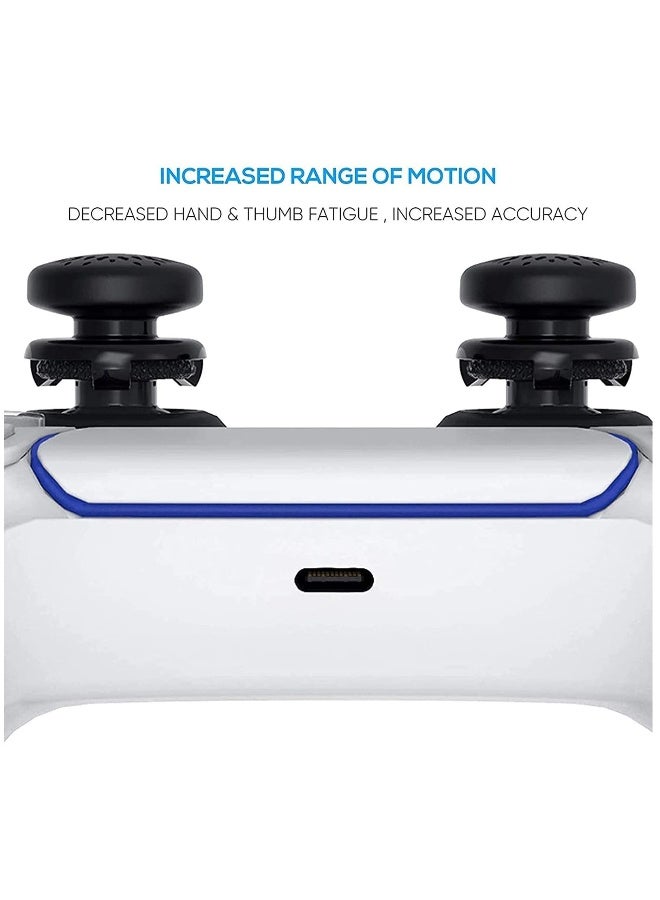 Accessories Kit Bundle for PS5 Compatible with DualSense Controller, Thumb Grips Sticks Joystick + L2 R2 Trigger Extender+D-pad Button for Playstation 5 Controller, Anti-Slip Replacement Parts - Image 3