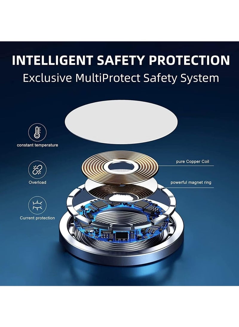 JAJEEK MagSafe Charger【MFI/UACK Certified】USB-C Fast Charging, Wireless Magnetic PD Charging up to 15W – Compatible with iPhone 14, 14 Plus, 14 Pro, 14 Pro Max, 13, 12 Series, AirPods Pro 2 - Image 3