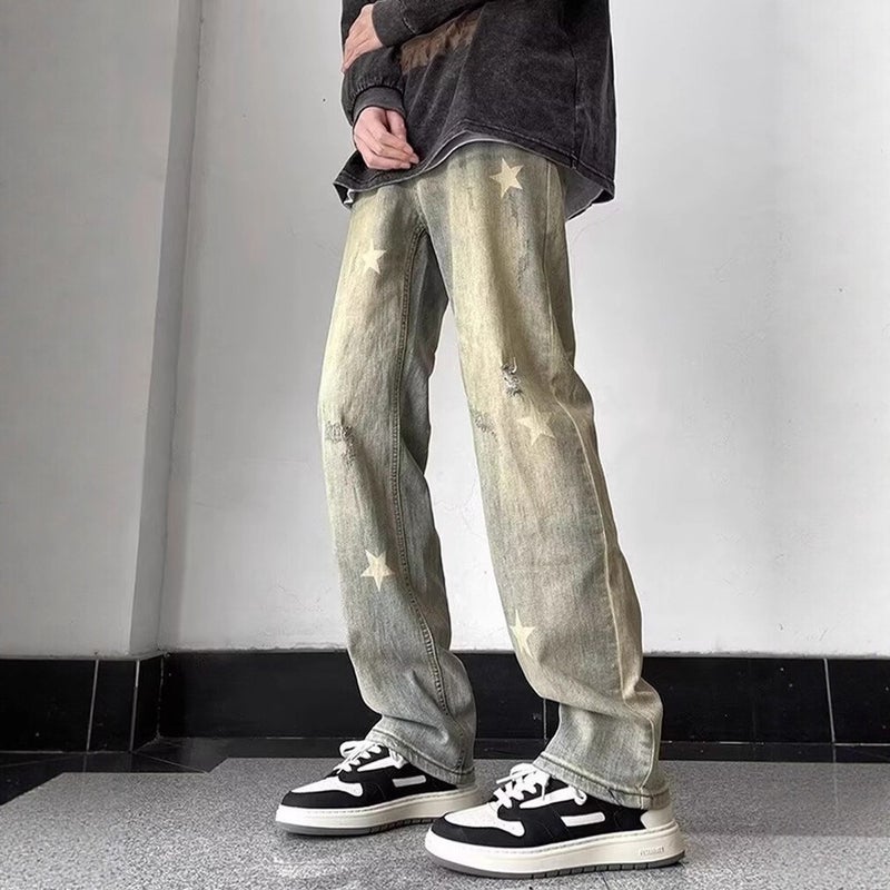 Unisex Casual Daily Denim Jeans - Image 3