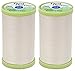 Coats 2Pack Bundle Coats Clark Dual Duty Plus Hand Quilting Thread 325yds Natural s9608010 - Image 2
