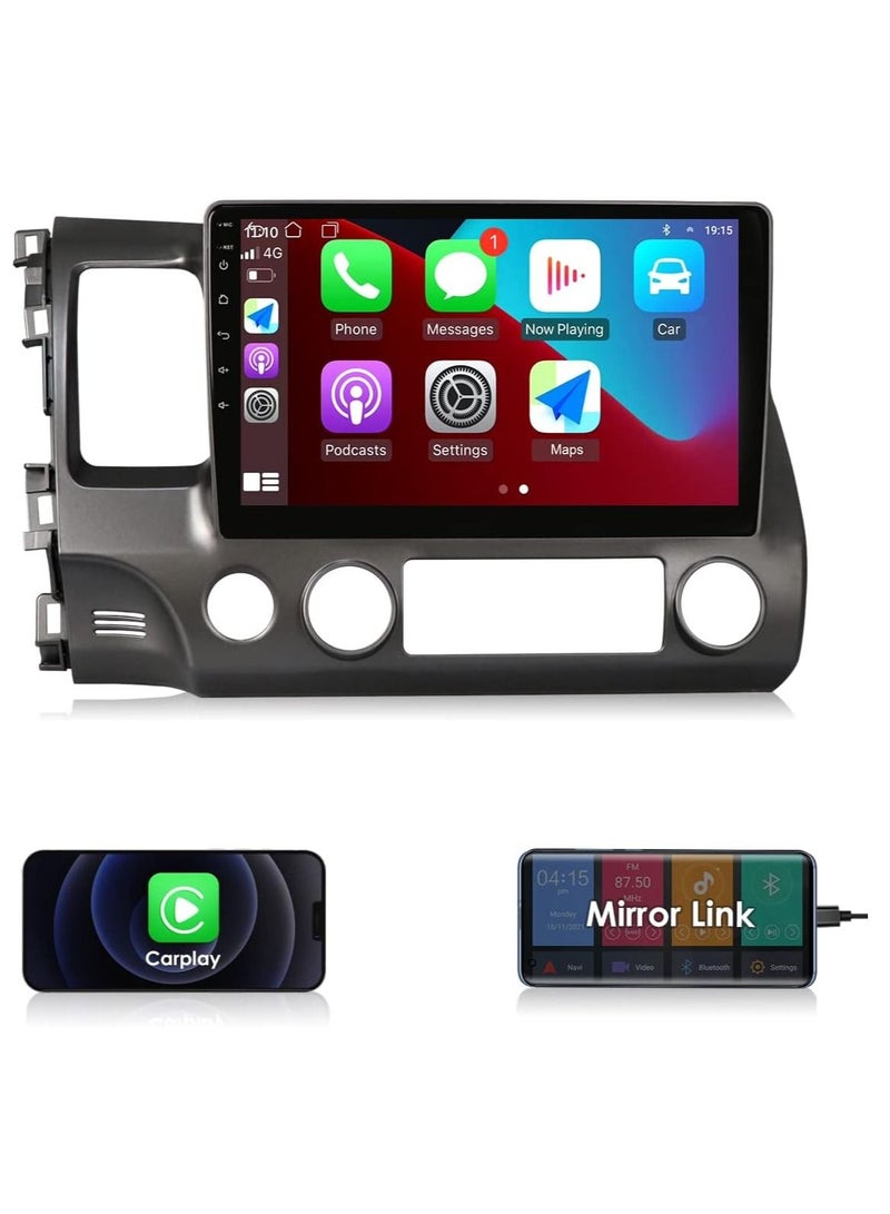 Android Screen for Honda Civic 2006-2011 Octa Core 2GB Ram 32 GB Rom Support Apple Car Play - Android Auto Wireless
