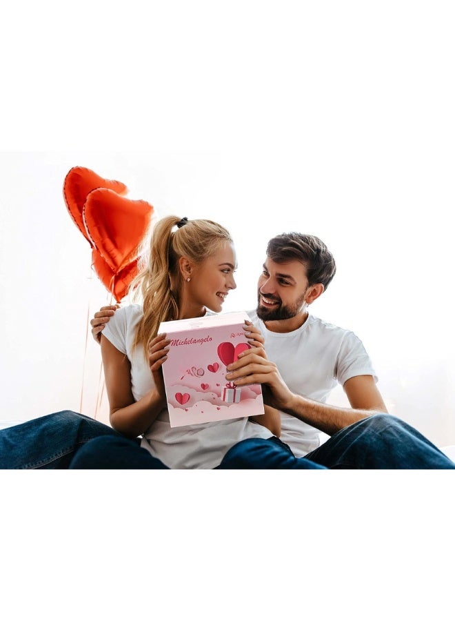 طقم صب اليدين على شكل قلب، يحتوي على ألجينات للصب وجص للقوالب، لصنع تمثال يدوي مزدوج للأزواج، أفكار هدايا للنساء، هدايا له، هدية عيد ميلاد للأصدقاء، هدية ذكرى زواج أو عيد الأب - Image 4