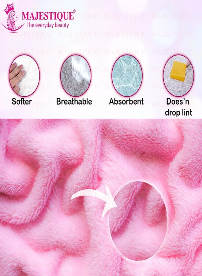 MAJESTIQUE Baby Face Towels, Newborn Towel, Kids Hankies, Baby Bathing Cloth for New Born, Newborn, Infant, Kids and Adults, 10x10inch, Multicolor (Pack of 4) - Image 3