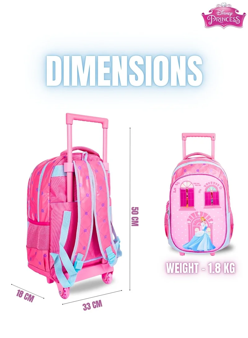 Disney  Disney Princess Rolling School Backpack 18-Inch for Girls, School Bag for Women | Best Price UAE